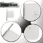 Mài Bụi Có Giá Đỡ Vít Thiết Bị Máy Mài Bảo Vệ Chắc Chắn Vách Ngăn Acrylic Trong Suốt
