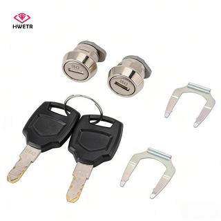 HWETR Top Case Lo Set Cho Xe Máy Trunk Box 25-100L Bền Xi Lanh Và Chìa Khóa Chống Trộm Phụ Kiện An Toàn