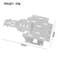 Tấm trượt bằng thép không gỉ cho xe RC 1 / 16 HBX 3100A 3101A 3103A, Bảo vệ giáp khung gầm hạng nặng, Phụ tùng nâng cấp Acces
