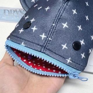 (TFT) Sáng Tạo Kawaii Shark Star Pencil Case Hoạt Hình Ngộ nghĩnh Miệng Cá Mập Dây Kéo Túi Đựng Bút Chì Cá Mập Dễ Thương Văn Phòng Phẩm Túi Bảo Quản Quà Tặng MỚI