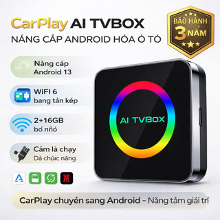 Carplay android box android tv box carplay box ai tv box chuyển đổi carplay, hỗ trợ Android 13 wifi 6 băng tần kép bộ nh