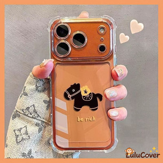 Ốp Lưng Pony Năm Mới Cho Google Pixel 10 9 Pro XL 8 Pro 8A 7 Pro 7A 6 Pro 6A 5G 4G Vỏ Điện Thoại Làm Giàu Phim Hoạt Hình Ngựa Trong Suốt Vỏ Mềm Ốp Lưng