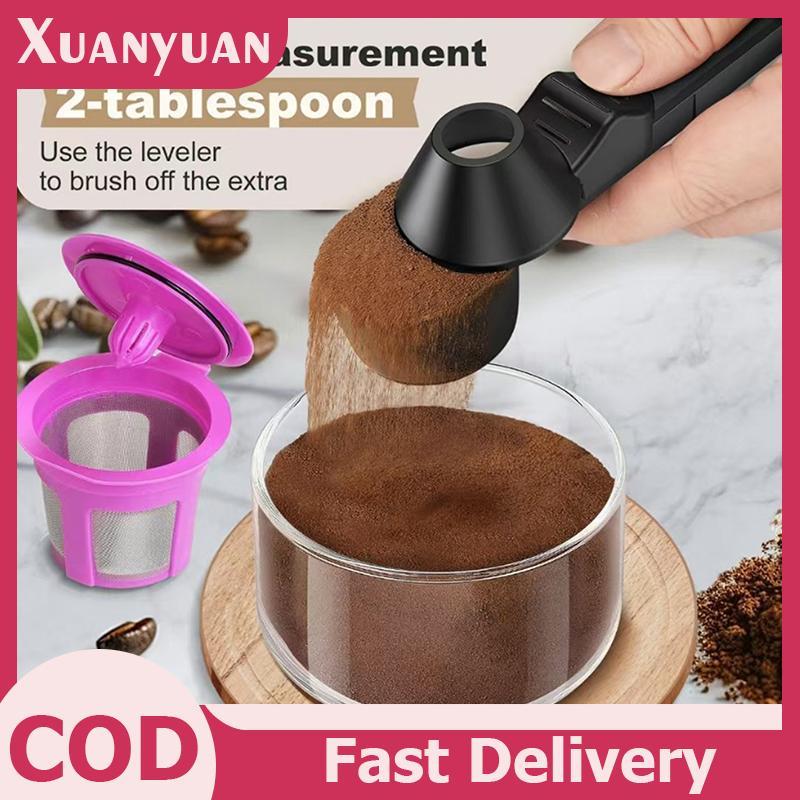 XUAN Muỗng cà phê phễu cho nồi K tái sử dụng, 1/2 thìa đo dung tích, phụ kiện nhà bếp VN