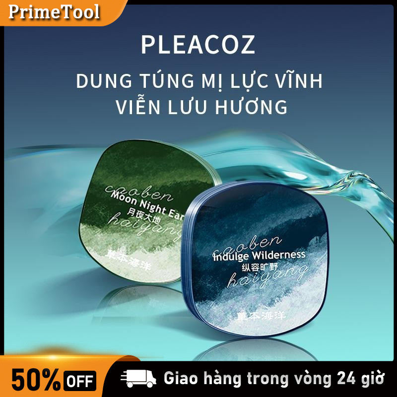 Phấn thơm rắn unisex Nước Hoa Nguyên Khối, Hương Thơm Tự Nhiên, Dành Cho Nam, Lưu Hương Lâu