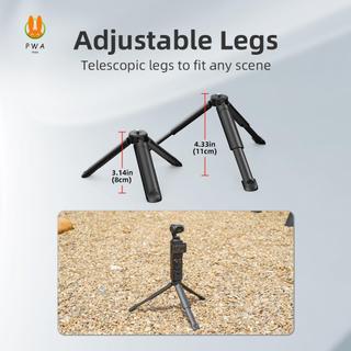 Chân đế ba chân Mini có thể mở rộng cho điện thoại máy ảnh thể thao GoPro Insta360 X5 - Để bàn Vlogging Video Grip Chụp ảnh