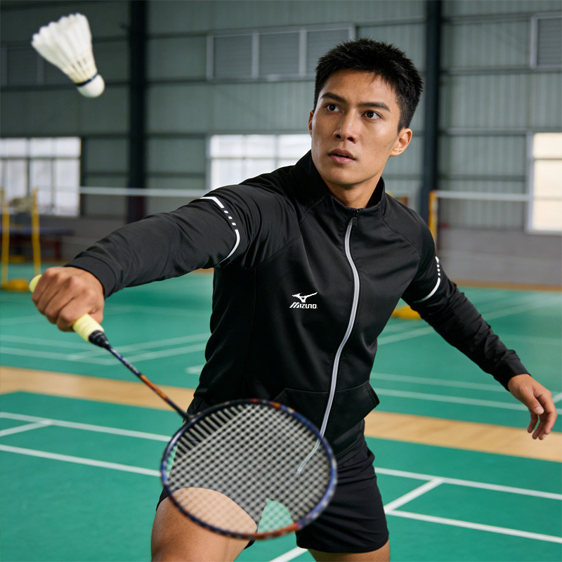 Áo khoác thể thao chuyên nghiệp chobadminton, phù hợp sử dụng hàng ngày, đa năng với thiết kế cardigan dài tay dành cho mùa thu