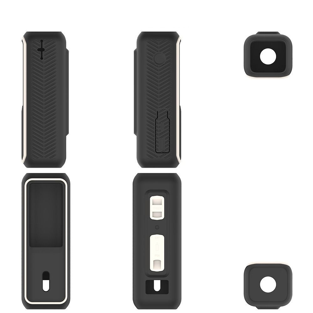 Hộp đựng silicon AWNGD, Vỏ bảo vệ ngân hàng điện chống sốc chống rơi, Bộ sạc điện thoại lỗ dây buộc linh hoạt chống trầy xước di động cho Anker Zolo165W 25000mAh Ngoài trời