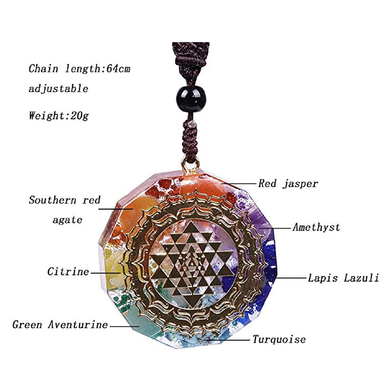 Vòng Cổ Orgonite Pha Lê - Tác dụng May Mắn & Chữa Bệnh - quà tặng lý tưởng