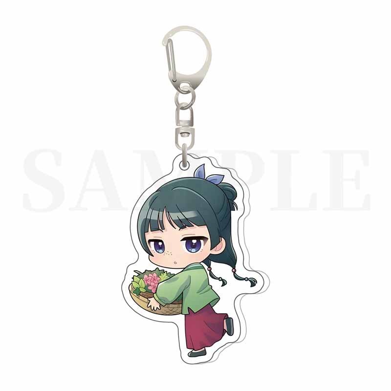 6CM Anime The Apothecary Diaries Kusuriya No Hitorigoto Keychain Acrylic Figure Maomao Gao Shun Li Bai Cosplay Key Chain