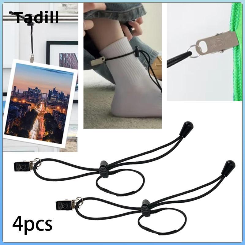 4x Phông Nền Kẹp Phụ Kiện Tiếp Liệu Phòng Thu Cao Cấp Video Quần Cố Định Kẹp Ảnh Nền Vải Bên Kẹp Đen