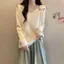 Áo thun dài tay nữ xu hướng xuân - thu đông, dáng rộng thoải mái