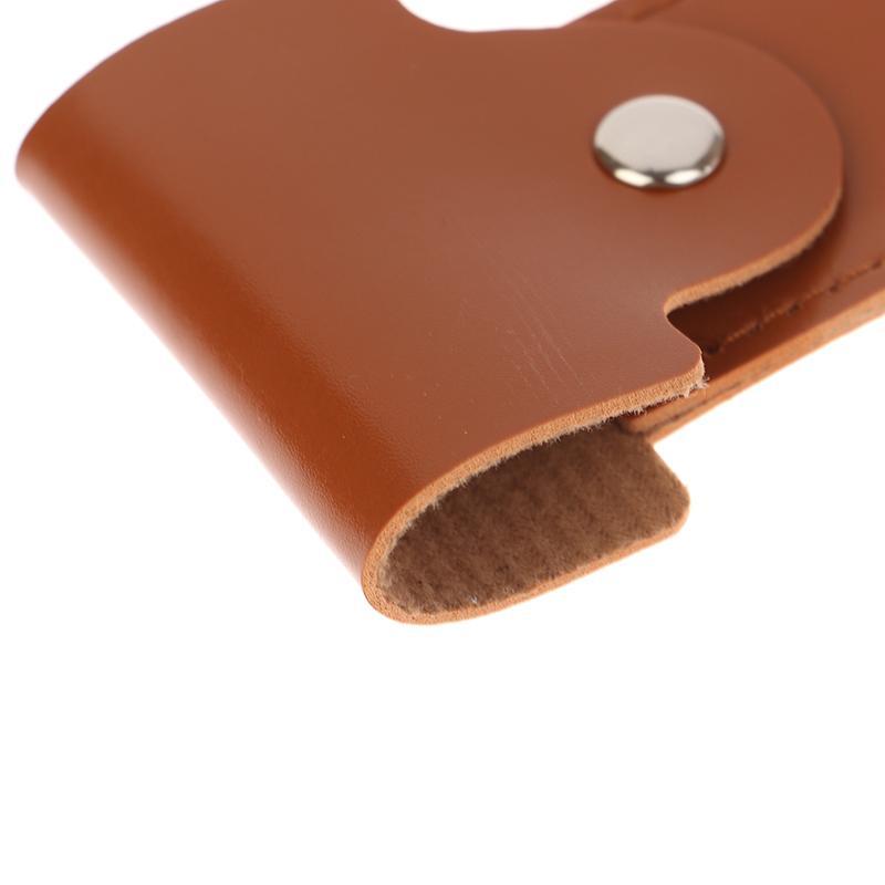 Newsmallbrains Razor Case Du Lịch Dao Cạo Giá Đỡ Dành Cho Hướng Dẫn Sử Dụng Hai Cạnh An Toàn Dao Cạo Da Di Động Hộp Đựng Du Lịch NSB