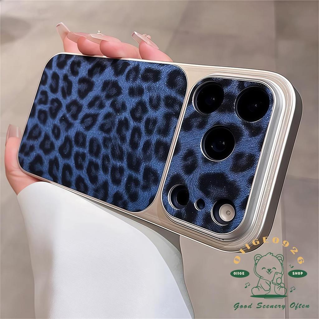 【 Ốp lưng iPhone17 】 Túi khí chống rơi in hình da báo Vỏ điện thoại iphone17 Pro Max 16 15 14 13 12 cho vỏ iPhone Vỏ mềm silicon TPU chống sốc