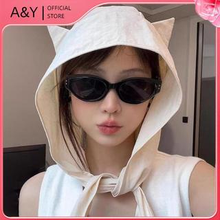 A & Y Mũ chống nắng dây đeo tai dễ thương thời trang chống nắng Qui-Drying dành cho nữ.