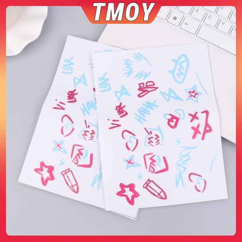 TMOY 2 Chiếc Arcane Jinx Stiers Anime Cửa Sổ Ô Tô Laptop Stier Hoạt Hình Mũ Bảo Hiểm Decal Trang Trí Chống Thấm Nước Stier TMOY