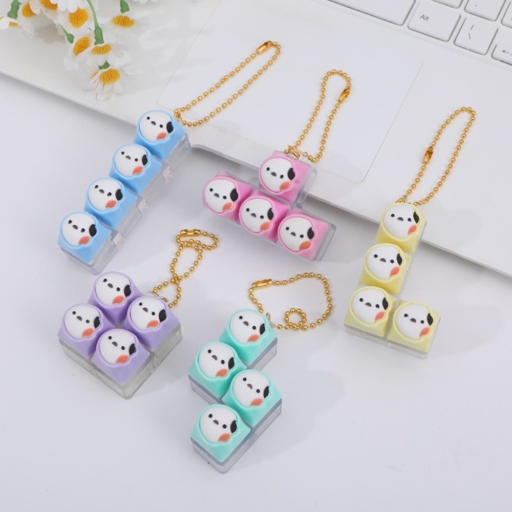 Đồ chơi chìa khóa bàn phím WOODNEST 9, Fidget Giải nén Nút DIY Keycap Bàn phím trò chơi Móc khóa, Chống căng thẳng ngón tay Giảm căng thẳng Túi sáng tạo Quà tặng mặt dây chuyền cho người lớn