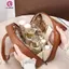 Springevenstar Cao Cấp Mới Dung Tích Lớn PU Đôi Dây Kéo Túi Trang Điểm Di Động Retro Du Lịch Nhà Chống Thấm Nước Và Chống Mọc Springevenstar
