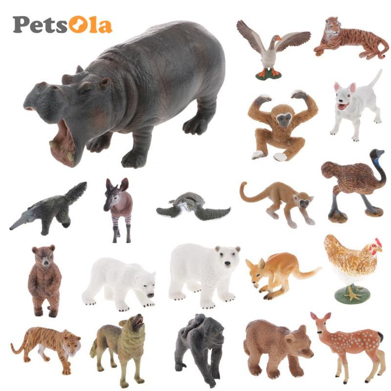 Sống Động Hippopotamus Động Vật Hoang Dã Tượng Mô Hình Nhân Vật Hành Động Quà Tặng Đồ Chơi Trẻ Em