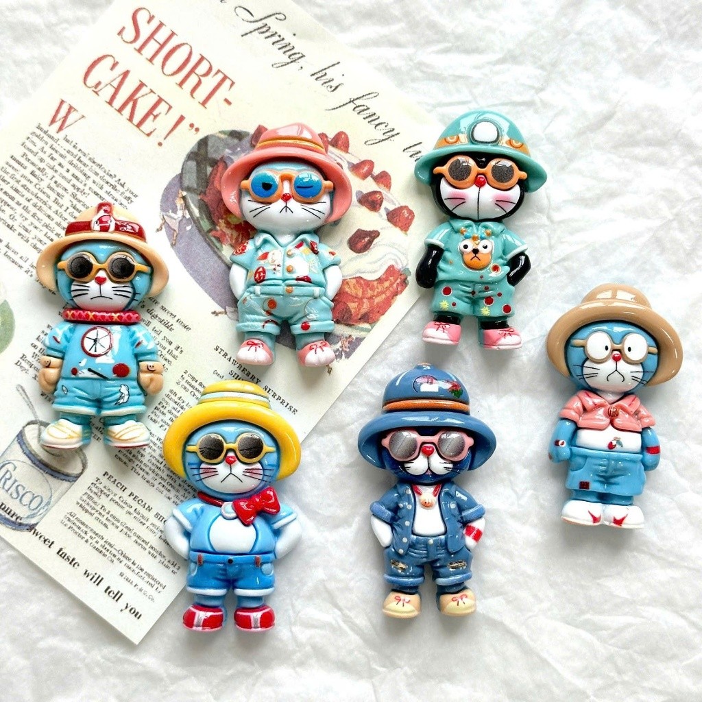 Set charm Doraemon: Biệt đồi mèo ngầu- StreetStyle cực chất