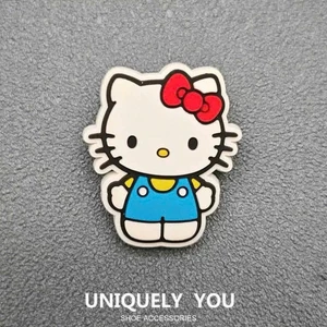 CHARM CHÍNH HÃNG: CHARM HELLO KITTY - HÀNG CHẤT DÀY - CỨNG- NÚT GẮN XỊN