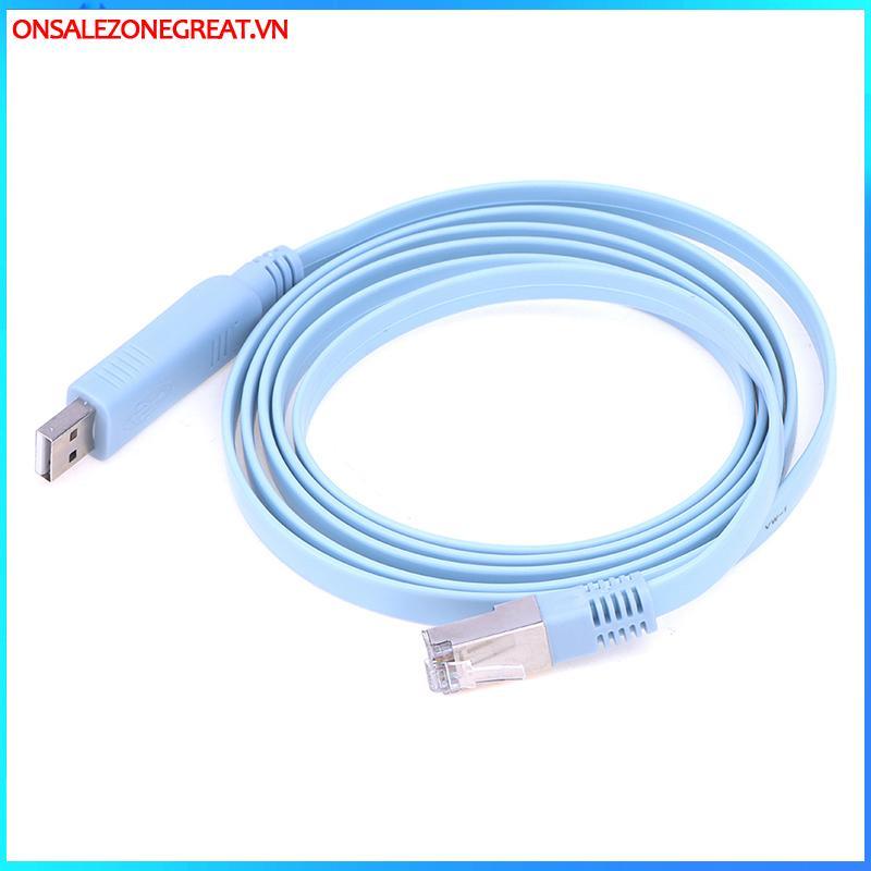 Ons 1.8M USB Sang RJ45 USB Sang RS232 Serial Sang RJ45 CAT5 Console Adapter Dây Cáp Tại