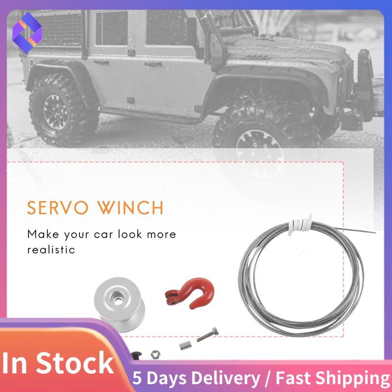 25T Vô Lăng Servo Tời Bánh Xe Cho 1 / 10 RC Xe Bánh Xích TRX4 D90 D110 Scx10 90046