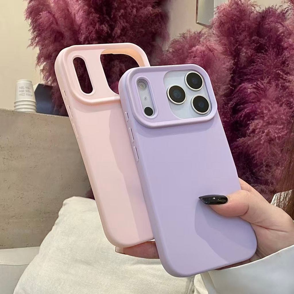 Ốp lưng iPhone vỏ mềm dạng lỏng màu trơn đơn giản phù hợp cho iPhone 17 Pro Max iPhone 17 16 15 14 13 12