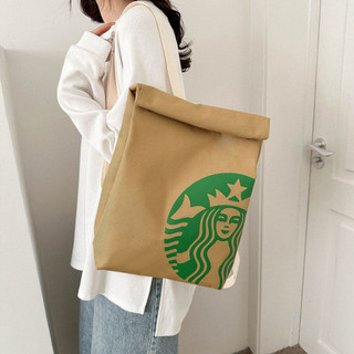 Chất Lượng Cao TặngMiễn Phí Ba Lô Mcd Beg Túi Giấy Phô Mai Nữ Dung Tích Lớn Túi Mcdonald Kfc Starbucks Sekolah Túi Đeo Vai Dành Cho Nữ Trẻ Em Bé Gái Bé Trai