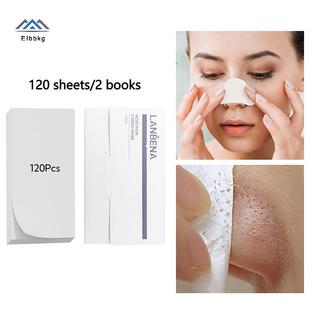 ELBBKG 120 Chiếc Đầu Giấy Loại Bỏ Thực Vật Lỗ Chân Lông Mũi Mụn Làm Sạch Chấm Lột Bùn Mặt nạ Điều Trị Phụ Kiện Chăm Sóc Da Mới