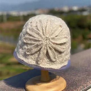 Mũ lưỡi trai và mũ len dệt kim LEAFYHOME - Thiết kế ren hoa, cổ điển thoáng khí