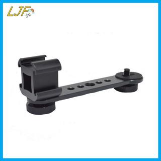 LJF Ba Lạnh Gắn Giày Braet Thanh Nối Dài Với 1 / 4 Inch & 3 / 8 Inch Cho Gimbal Ổn Định Chân Máy Ảnh Đèn Flash Kim Loại Ba Đầu Khởi Động Lạnh VN