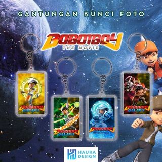 [BoBoiBoy] Móc Chìa Khóa Acrylic Tùy chỉnh hình ảnh BoBoiBoy 2 mặt 5,5x4cm