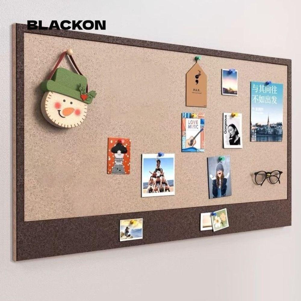 Bảng nỉ BLACKON, Bảng lưu trữ không làm tổn thương Nhãn dán tường ảnh tường, Giá trưng bày trang trí tự dính Bảng tin học tập Ký túc xá