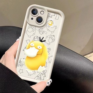 Tương thích với Ốp điện thoại Samsung A15 A21S A22 A23 A24 A25 A31 A32 A33 A34 Vỏ mềm silicon Pokemon Psyduck dễ thương