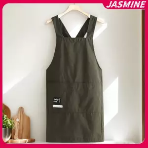 JASMINE Nấu Ăn Nhà Bếp Tạp Dề Thoáng Khí Chống Mòn Người Lớn Eo Tạp Dề Chống Mọc Mềm Nhà Hàng Quần Áo Làm Việc Nhà JASMINE