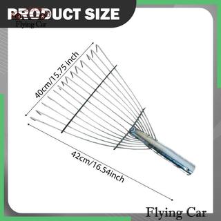 Vườn Tay Rake Đầu Chỉ Rác Thép Dụng Cụ Làm Vườn Phong Cảnh Lá Cào Đầu Cho Kim Thông Sân Trồng Sân Sau