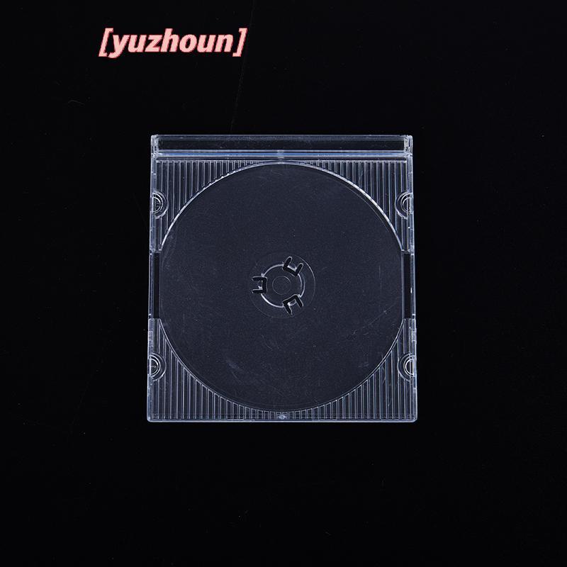 [yuzhoun] Bộ 5/10 hộp bảo quản đĩa đơn tiêu chuẩn gia đình, hộp CD/DVD nhựa trong suốt
