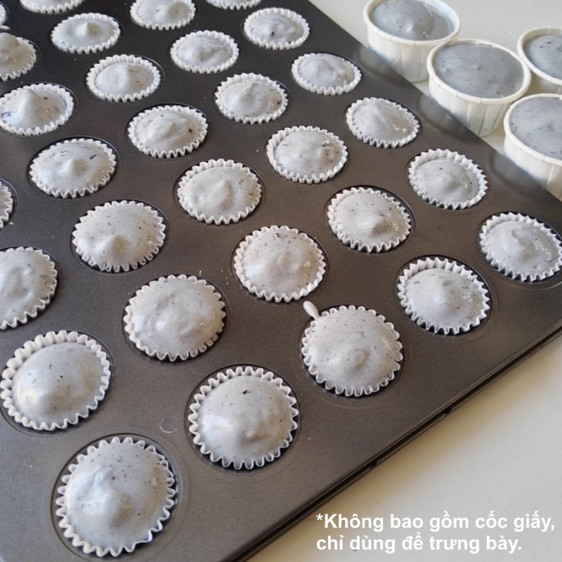 Khuôn Nướng Bánh Cupcake 24 Lỗ - Thép Carbon Dày, Chống Dính Cao Cấp,  Dễ Vệ Sinh, Cho Gia Đình