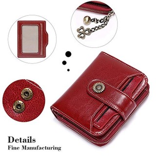 Ví nữ AWNGD, Ví đựng thẻ nhiều thẻ bằng da PU, Dây kéo đóng cửa Hộp đựng thẻ nhỏ gọn chống thấm nước Quà tặng cho bé gái