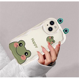Ốp Lưng Cho OPPO A3X A40 A60 A79 A2 A3 PRO A78 A17 A18 A58 Realme C53 C63 C71 C75 NOTE60 15 C65 C55 3D Thỏ Dễ Thương Gấu Ếch Tai Búp Bê Sóng Mềm Bên Hoạt Hình Silicon Cover