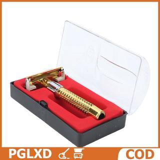 Retro An Toàn Dao Cạo Hộp Xử Lý Dao Cạo Công Cụ Cạo Râu Người Đàn Ông Của Dao Cạo Trên Khuôn Mặt