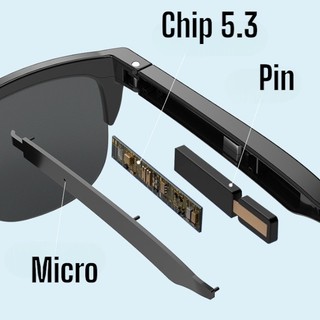 Kính Thông Minh F06 Tích Hợp Loa Bluetooth 5.3 Thiết Kế Cảm Ứng Không Dây Đa Năng Chống Nước Tia UV