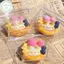PUSKY Đỏ Dâu Trứng Tart Dâu Kem Thanh Squishy Đồ Chơi Giảm Căng Thẳng Đồ Chơi Cảm Giác Cho Trẻ Em Người Lớn Lo Âu Thư Giãn VN