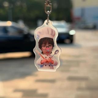 Bộ Dây Chuyền Chìa Khóa Acrylic, Cortis, 5 Cái, Đồ Trang Trí, Sáng Tạo, Bộ Sưu Tập Nhãn Dán Thẻ Lomo MARTIN JUHOON JAMES