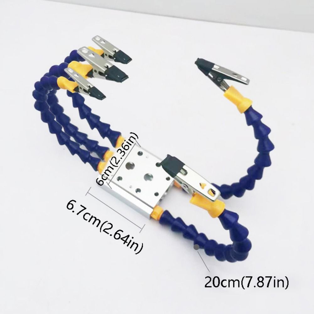 STWEEKAM Hàn Giúp Tay, Thiết Kế Bạch Tuộc Kẹp Bàn Hàn Cánh Tay Linh Hoạt, Đa Chức Năng 1-6 Cánh Tay Kẹp Bàn Ổn Định Cố Định Hàn Trạm PCB Dụng Cụ Sửa Chữa