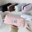 Hộp đựng bút chì FUHUIOT Y2k Dots, Túi đựng bút chì để bàn Túi đựng bút phong cách Hàn Quốc, Hộp đựng mỹ phẩm trang điểm Dung tích lớn Túi vải đa chức năng đơn giản dành cho sinh viên