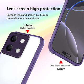 Áp dụng cho Xiaomi Redmi Note 13 5G 2312DRARABG 2312DRABI Đệm khí bốn góc trong suốt cao cấp bảo vệ vỏ mềm chống sốc