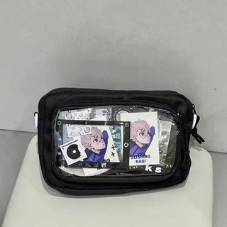 Túi đeo vai phong cách cô gái dễ thương, đa năng, anime, trong suốt và di động
