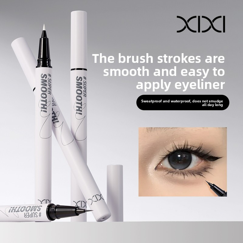 Xixi Bút Kẻ Mắt Siêu Mảnh 0.03mm Chống Nước Lâu Trôi Nét Vẽ Tự Nhiên Không Lem Mỹ Phẩm Nội Địa D944