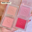 XIXI D415 Phấn Má Hồng Đơn Sắc Blush Lên Màu Tự Nhiên, Phấn Mịn Nhẹ Dễ Tán, Trang Điểm Má Hồng Makeup